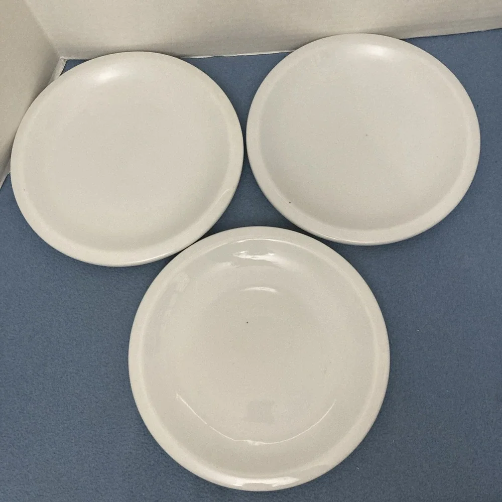 VTG Pottery Barn White Du Jour Suppertime 10